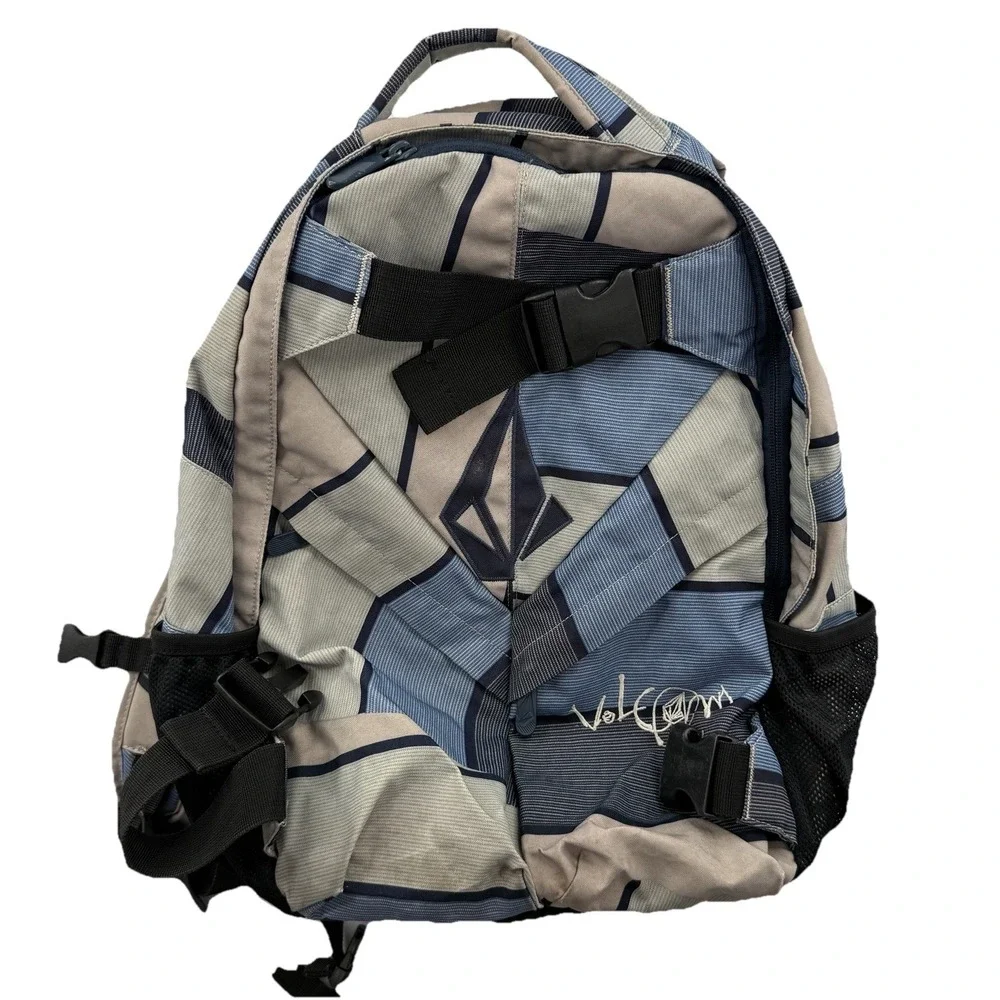 🔥✅ Volcom Backpack Blue Grey USED